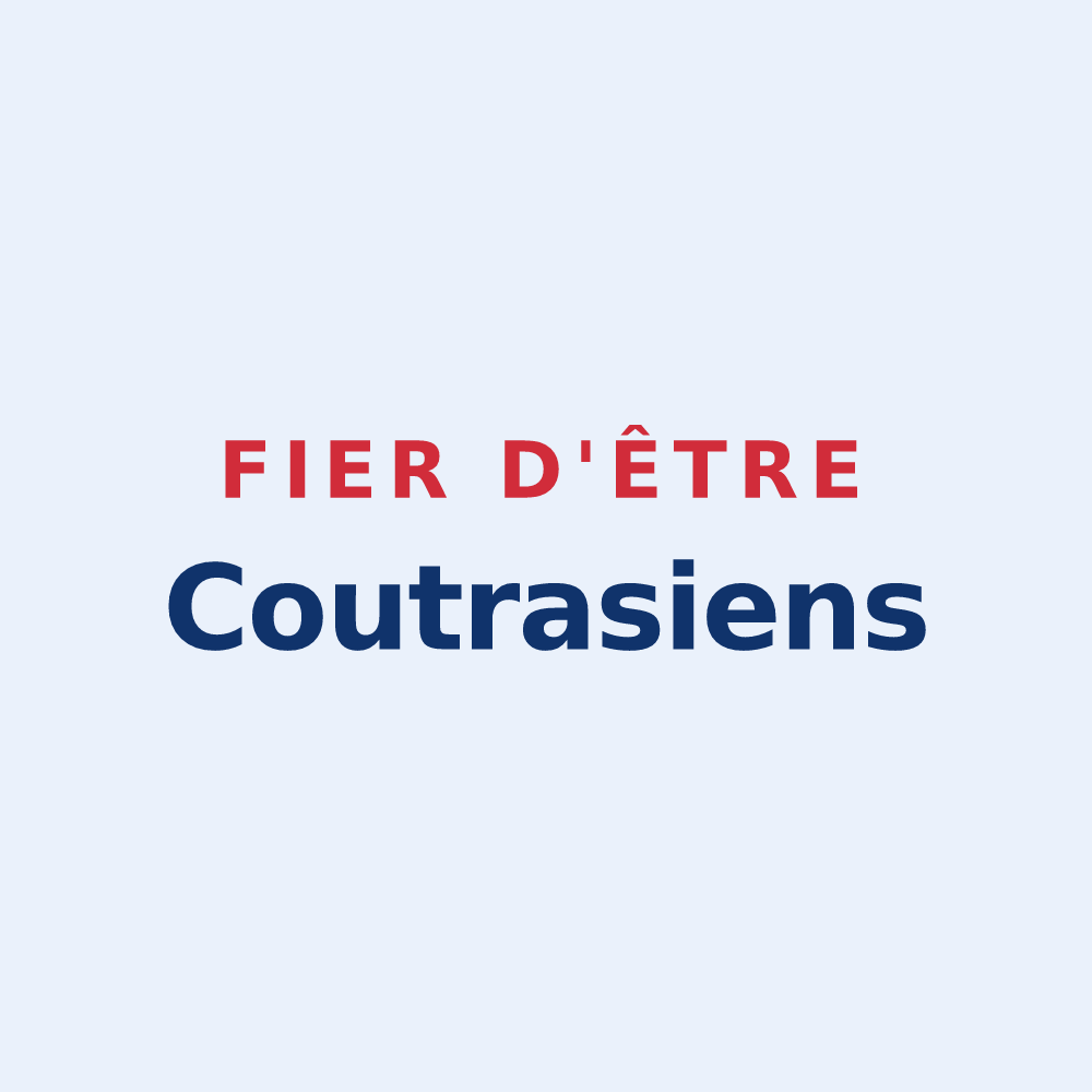 Sticker « Fier d'être Coutrasiens » — design pour Coutras