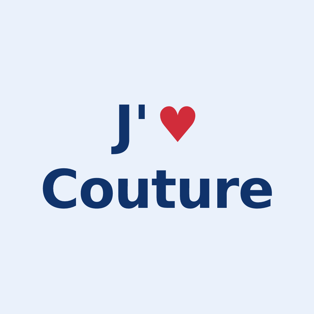 Sticker personnalisé Couture — design J'aime Couture
