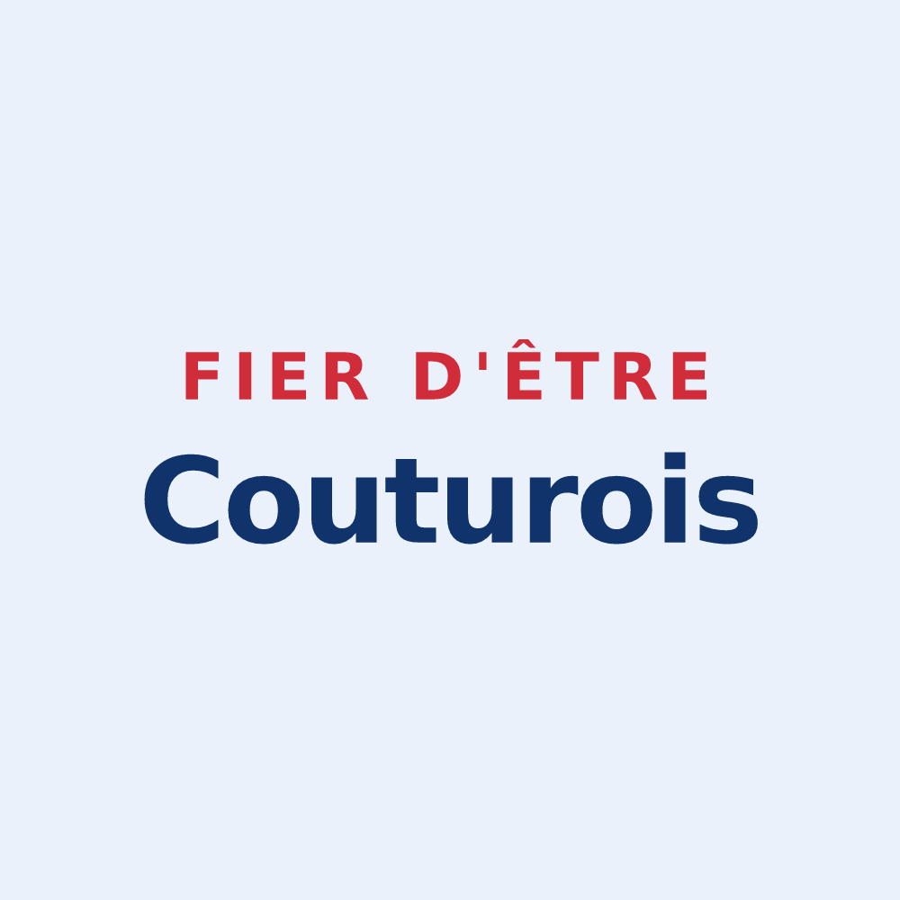 Sticker « Fier d'être Couturois » — design pour Coutures