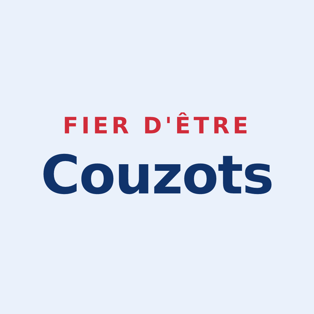 Sticker « Fier d'être Couzots » — design pour Couze-et-Saint-Front