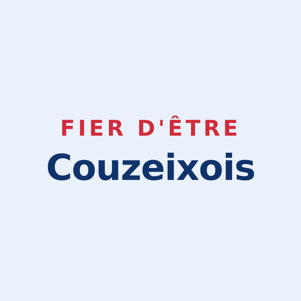 Sticker « Fier d'être Couzeixois » — design pour Couzeix