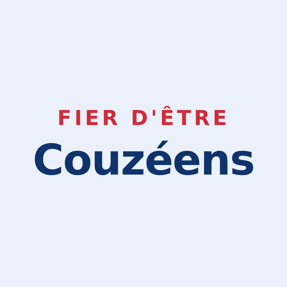 Sticker « Fier d'être Couzéens » — design pour Couziers