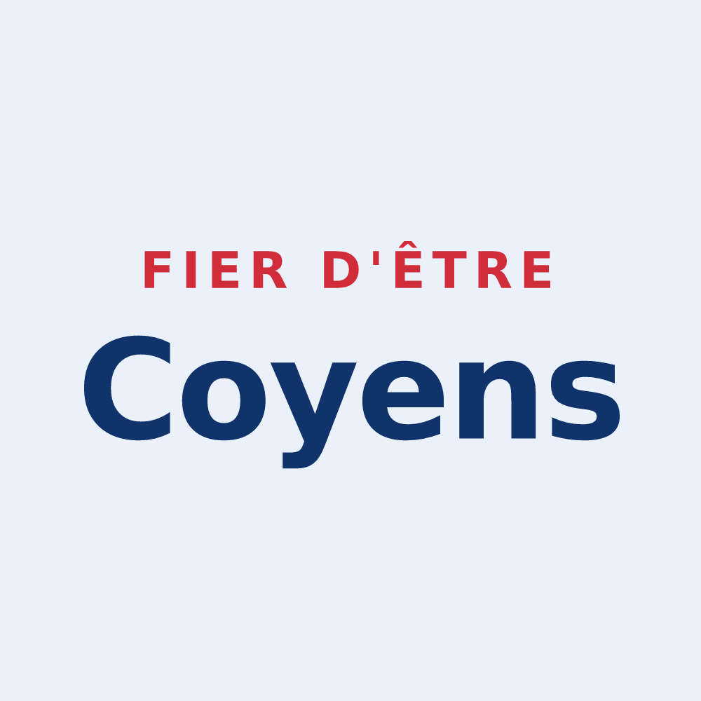 Sticker « Fier d'être Coyens » — design pour Coye-la-Forêt