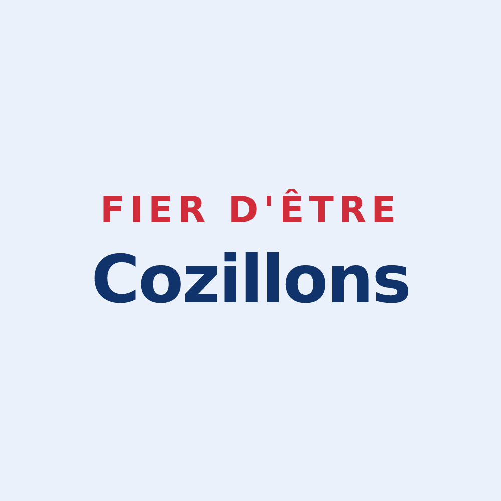 Sticker « Fier d'être Cozillons » — design pour Cozes