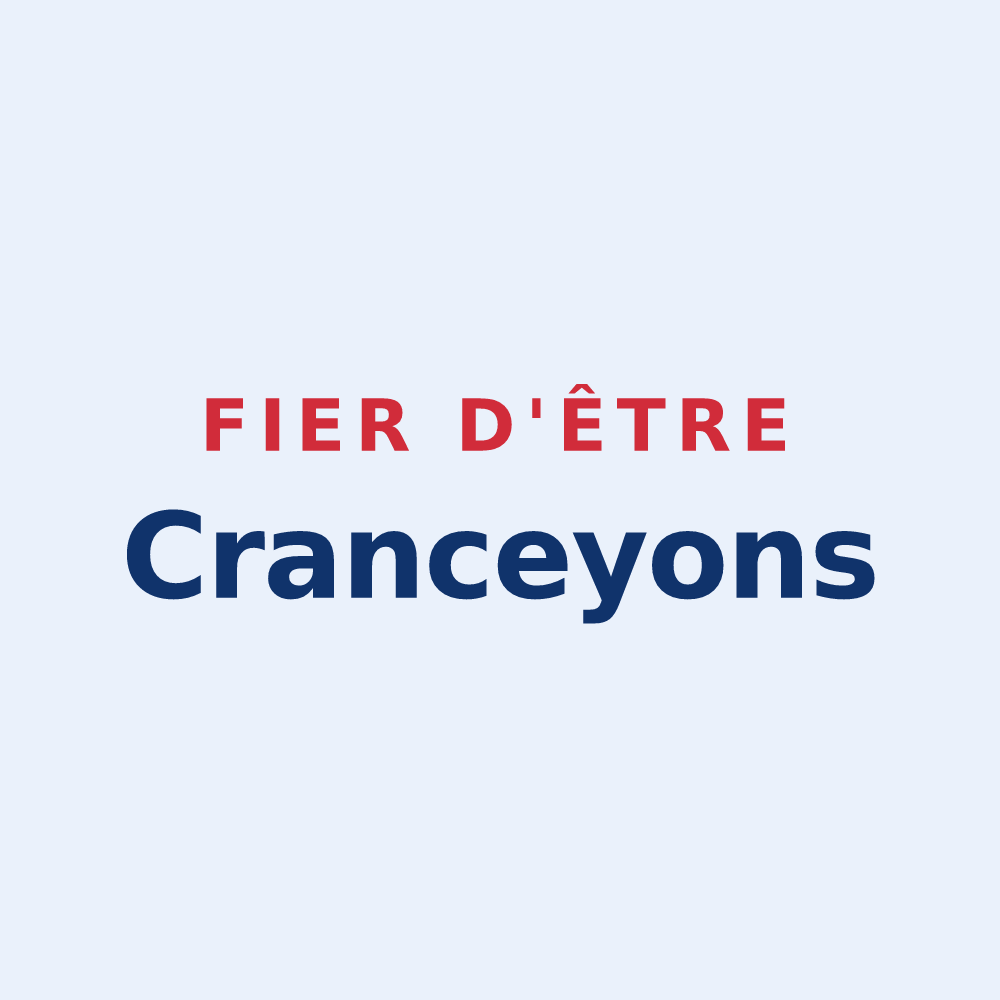 Sticker « Fier d'être Cranceyons » — design pour Crancey