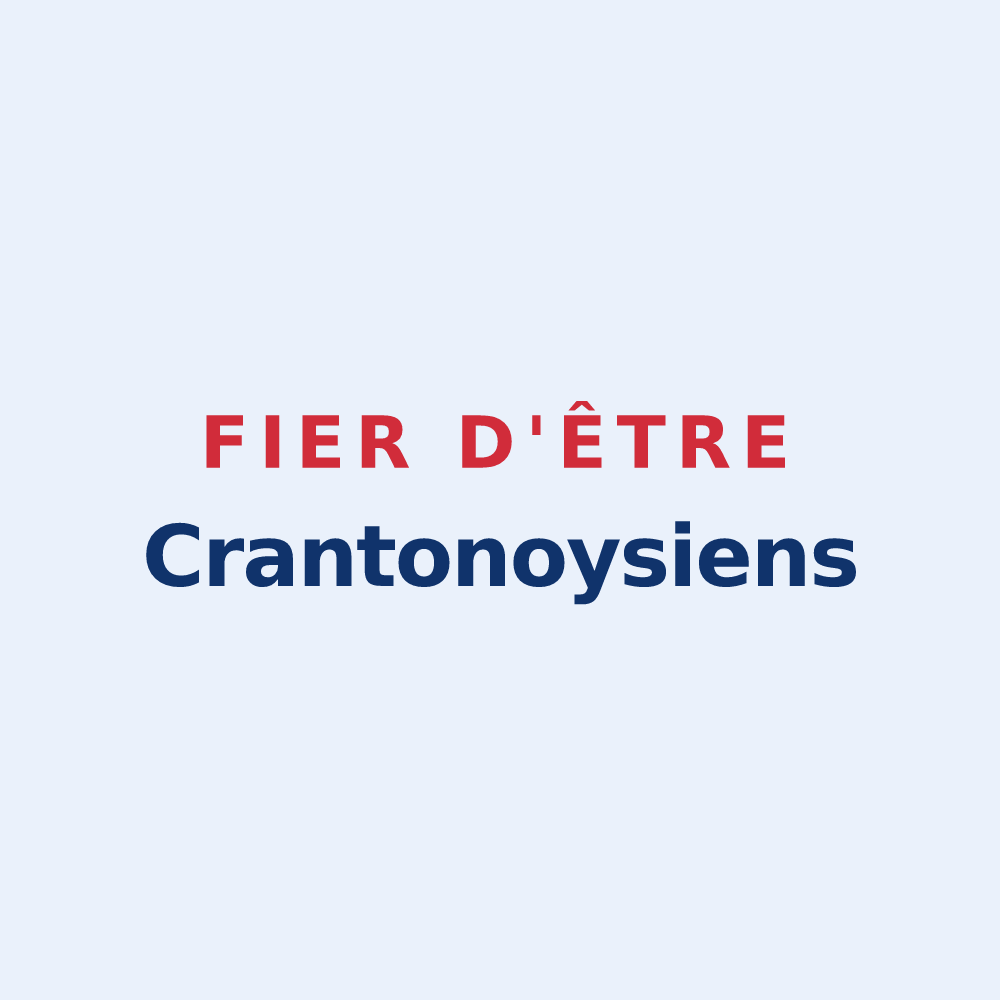 Sticker « Fier d'être Crantonoysiens » — design pour Crantenoy