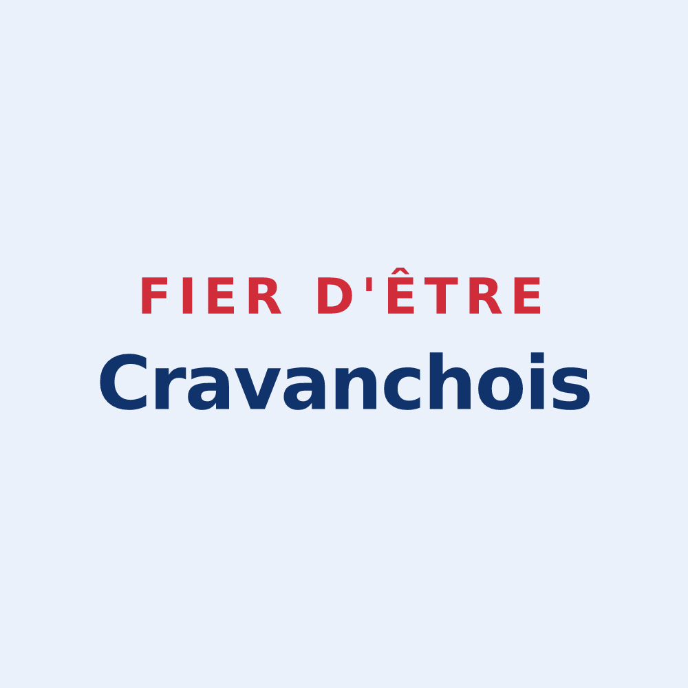 Sticker « Fier d'être Cravanchois » — design pour Cravanche