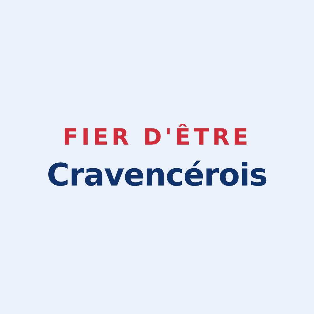 Sticker « Fier d'être Cravencérois » — design pour Cravencères