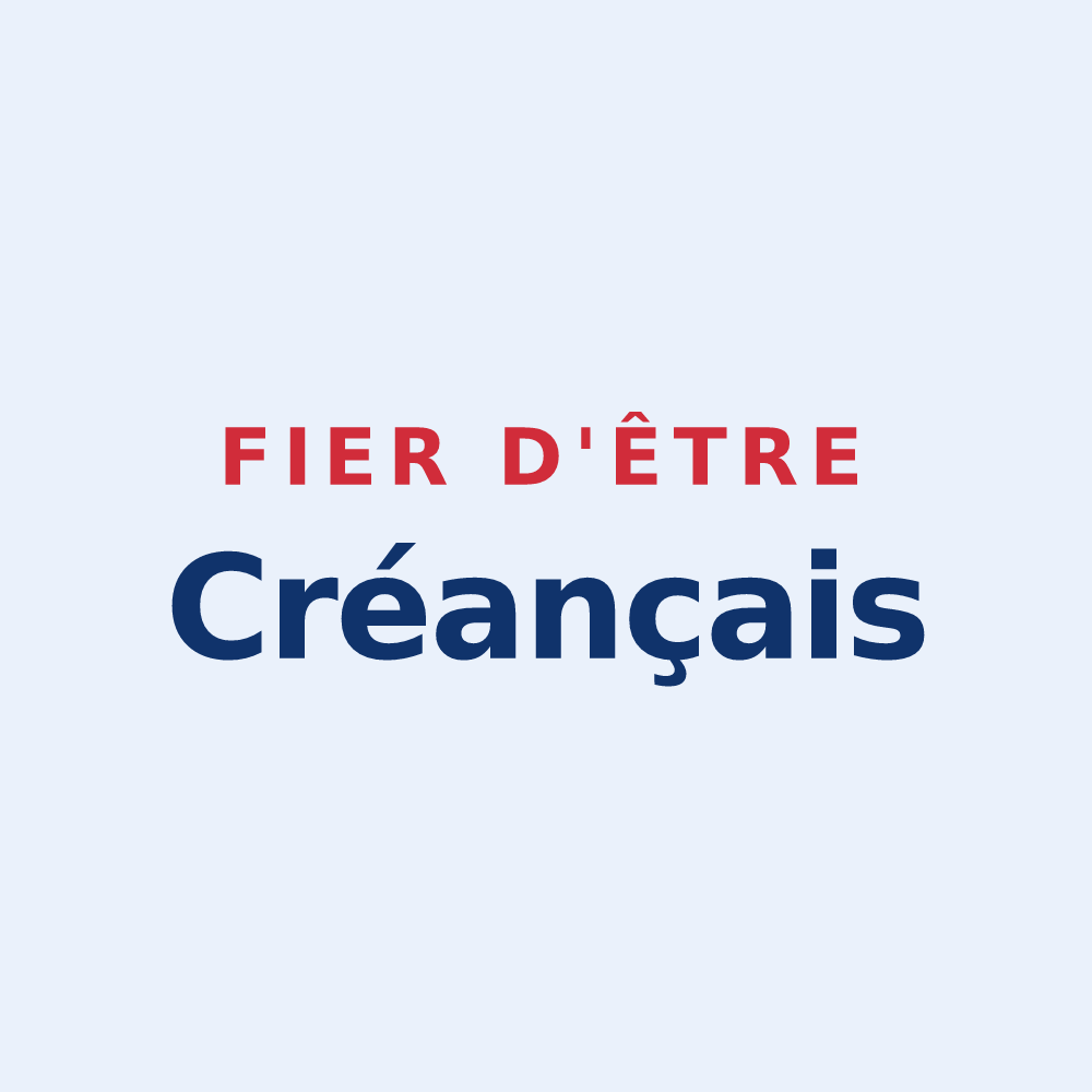 Sticker « Fier d'être Créançais » — design pour Créances