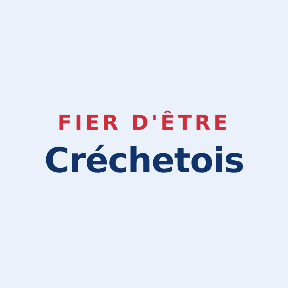 Sticker « Fier d'être Créchetois » — design pour Créchets