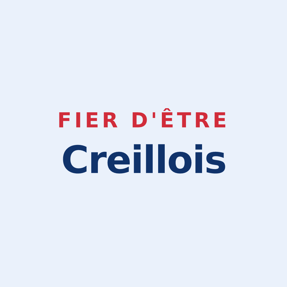 Sticker « Fier d'être Creillois » — design pour Creil