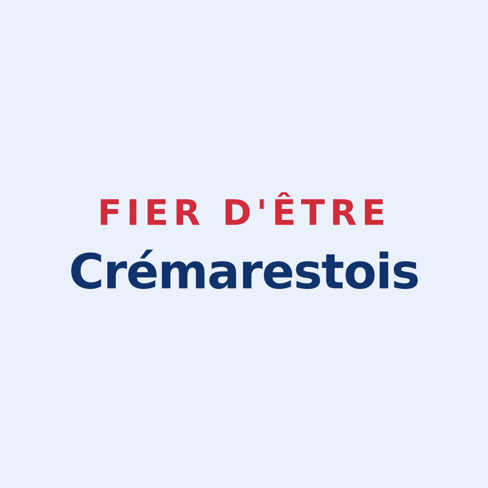 Sticker « Fier d'être Crémarestois » — design pour Crémarest