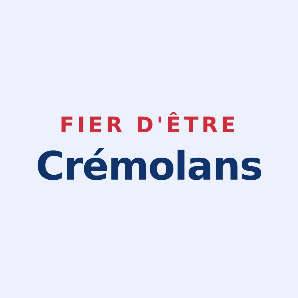 Sticker « Fier d'être Crémolans » — design pour Crémieu