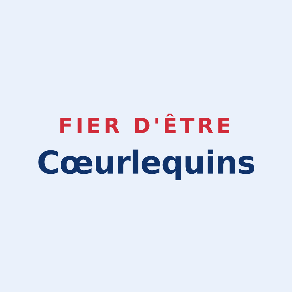 Sticker « Fier d'être Cœurlequins » — design pour Creney-près-Troyes