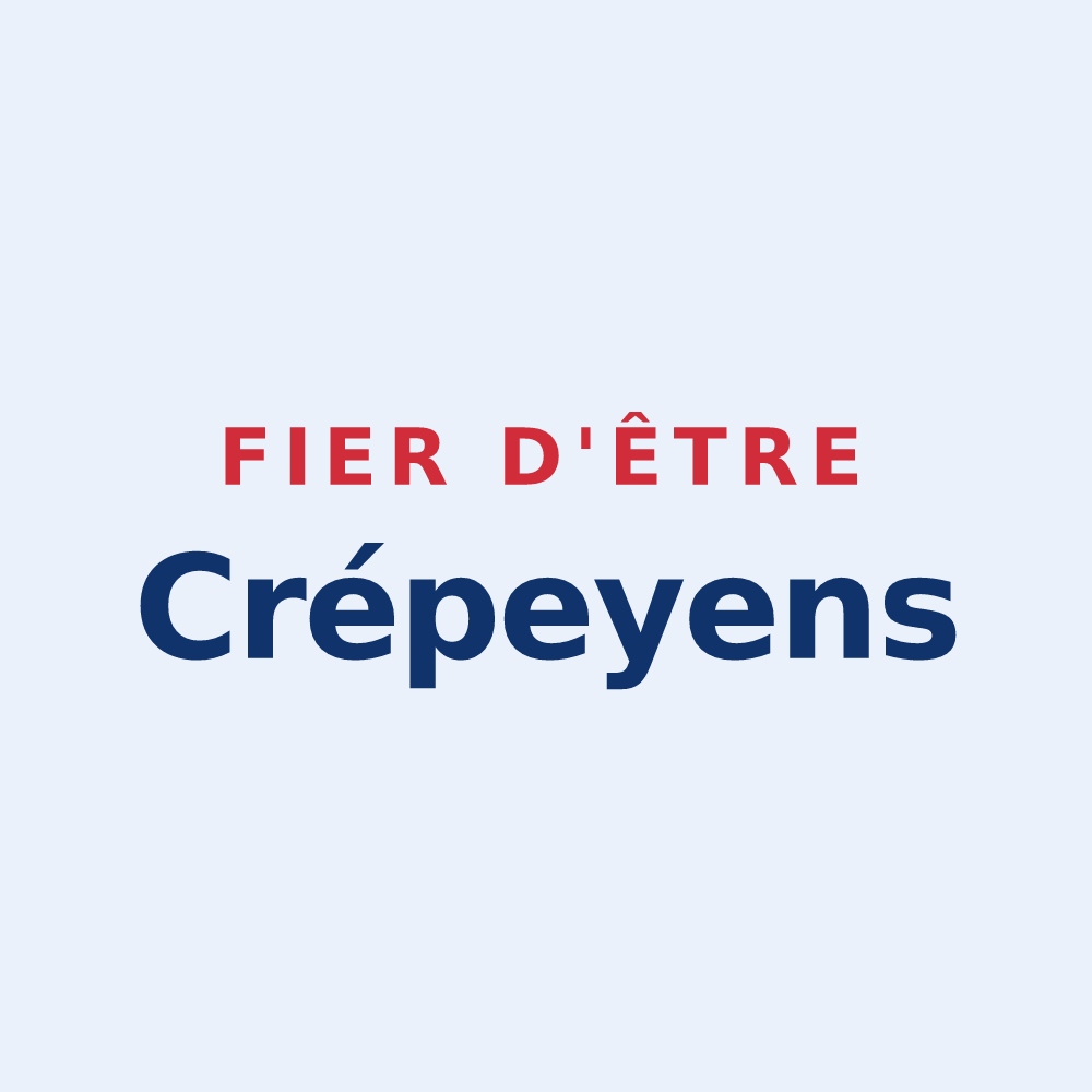 Sticker « Fier d'être Crépeyens » — design pour Crépey