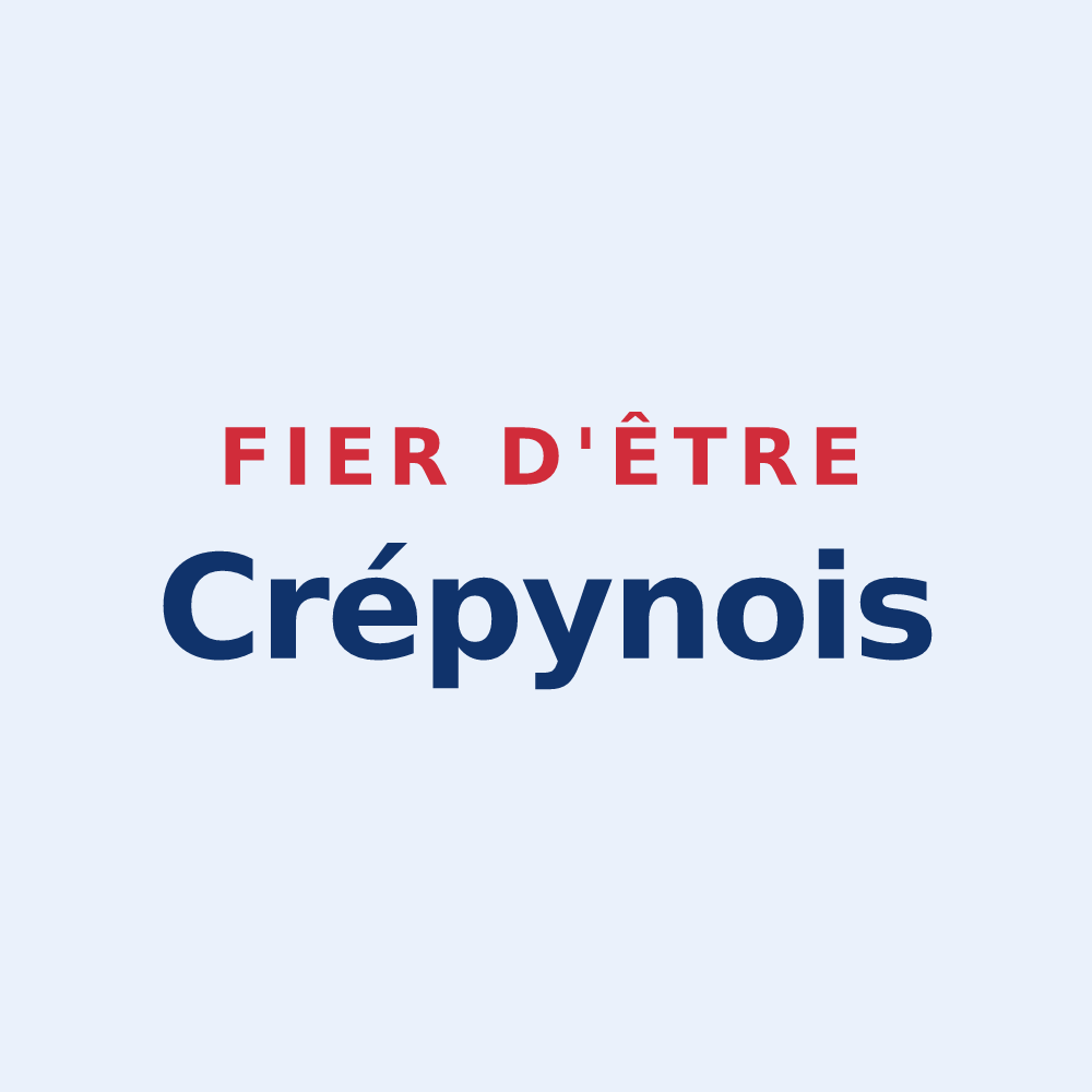 Sticker « Fier d'être Crépynois » — design pour Crépy
