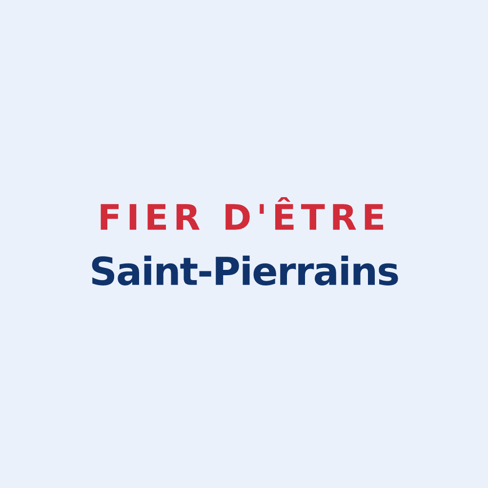 Sticker « Fier d'être Saint-Pierrains » — design pour Crêts en Belledonne