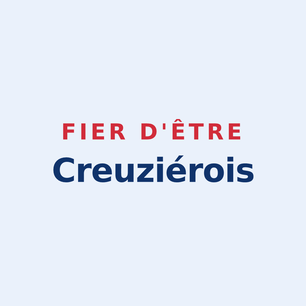 Sticker « Fier d'être Creuziérois » — design pour Creuzier-le-Vieux