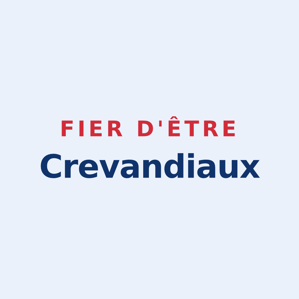 Sticker « Fier d'être Crevandiaux » — design pour Crevant