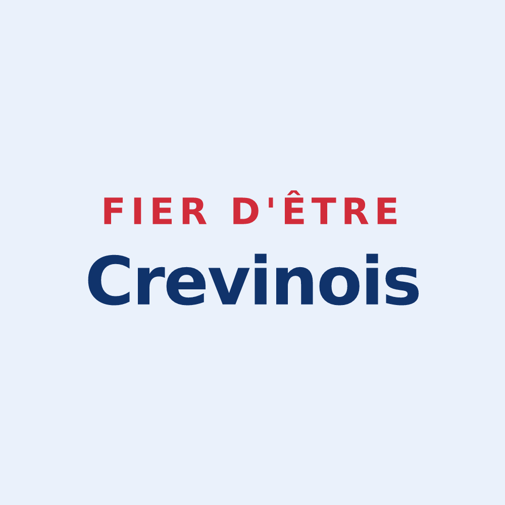 Sticker « Fier d'être Crevinois » — design pour Crevin