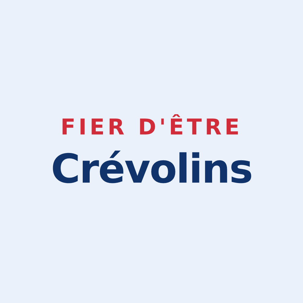 Sticker « Fier d'être Crévolins » — design pour Crévoux