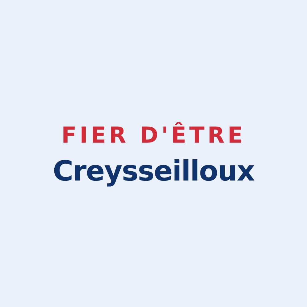 Sticker « Fier d'être Creysseilloux » — design pour Creysseilles