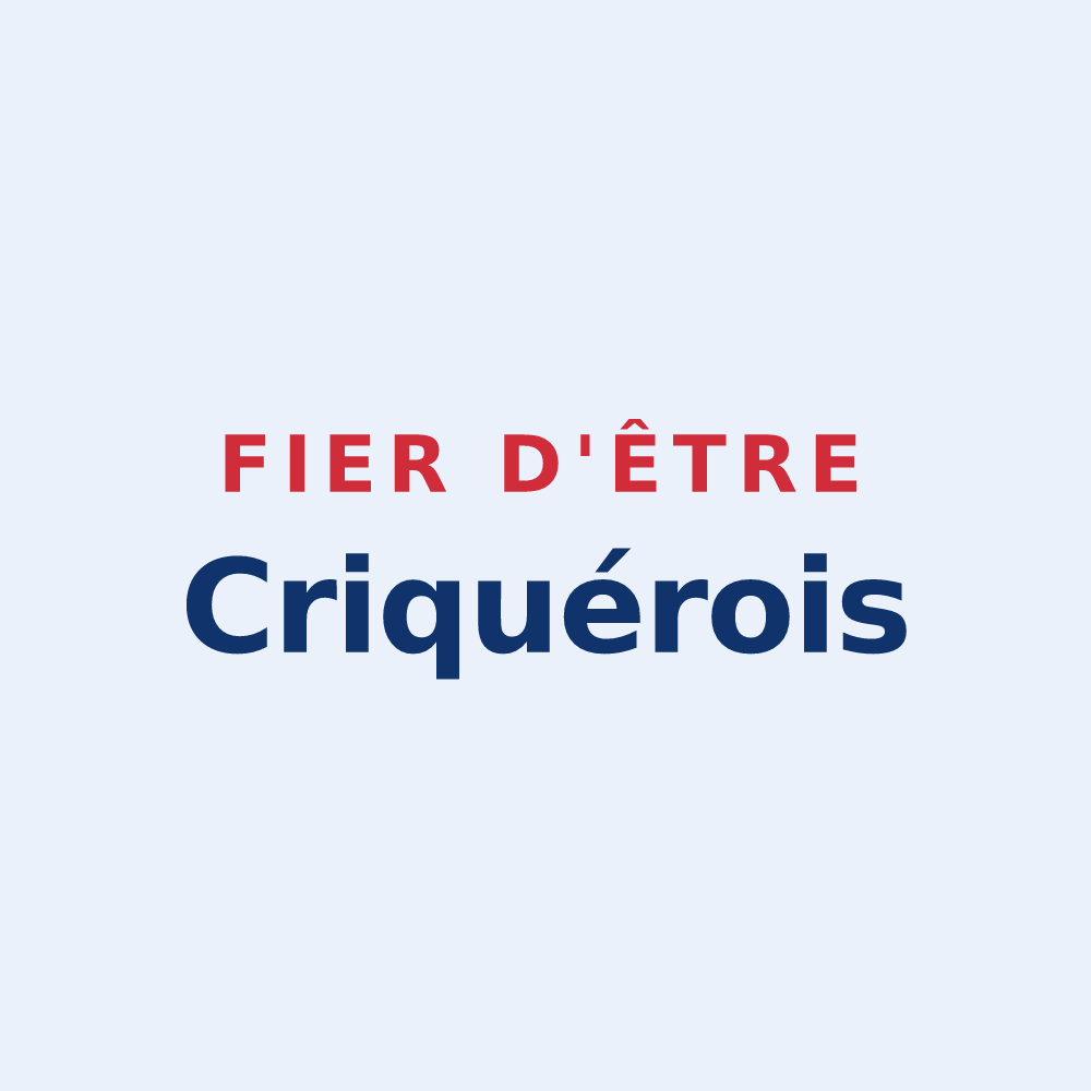 Sticker « Fier d'être Criquérois » — design pour Criquiers