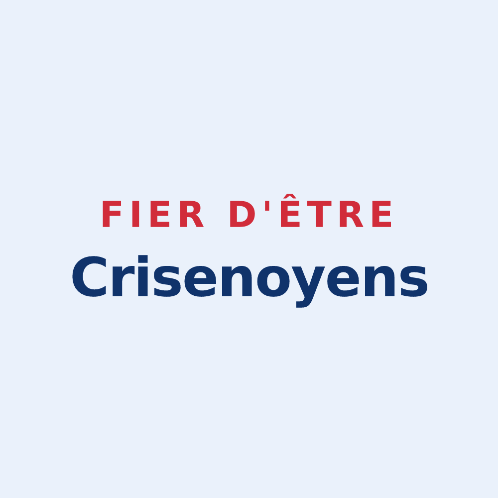 Sticker « Fier d'être Crisenoyens » — design pour Crisenoy