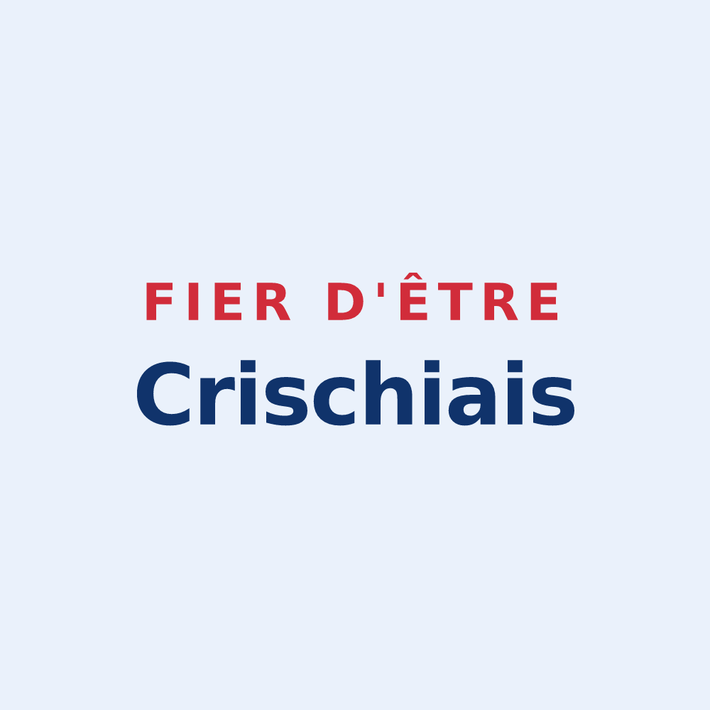Sticker « Fier d'être Crischiais » — design pour Crissey