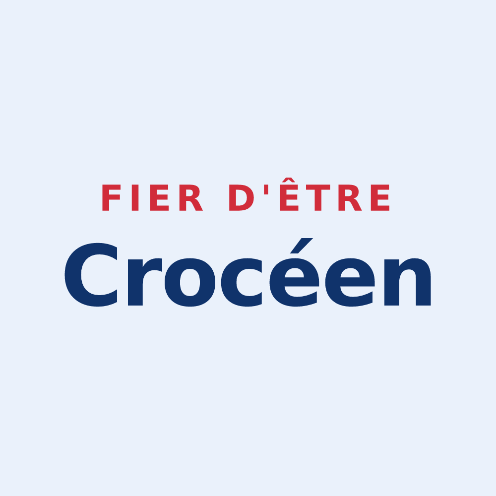 Sticker « Fier d'être Crocéen » — design pour Crocy
