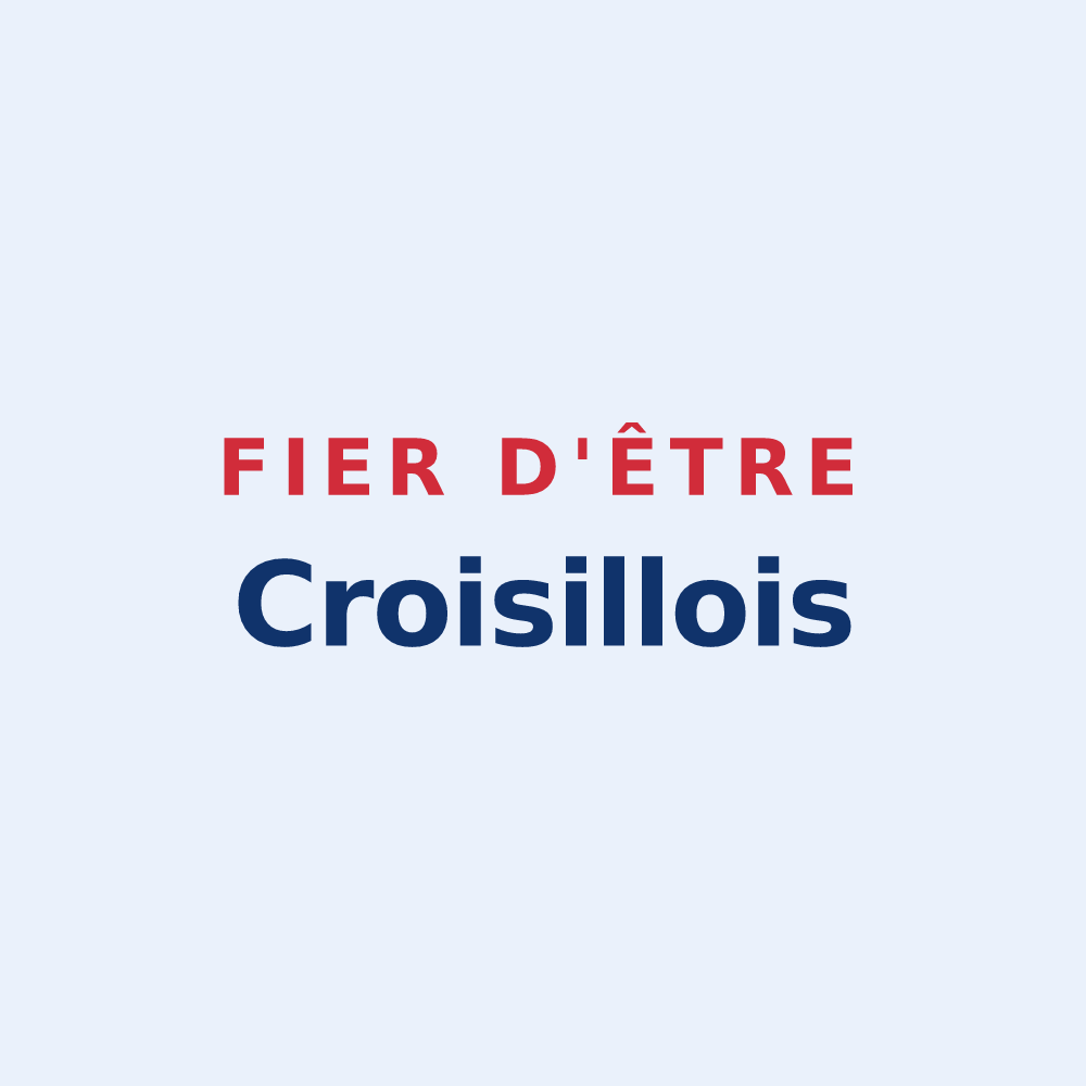 Sticker « Fier d'être Croisillois » — design pour Croisilles