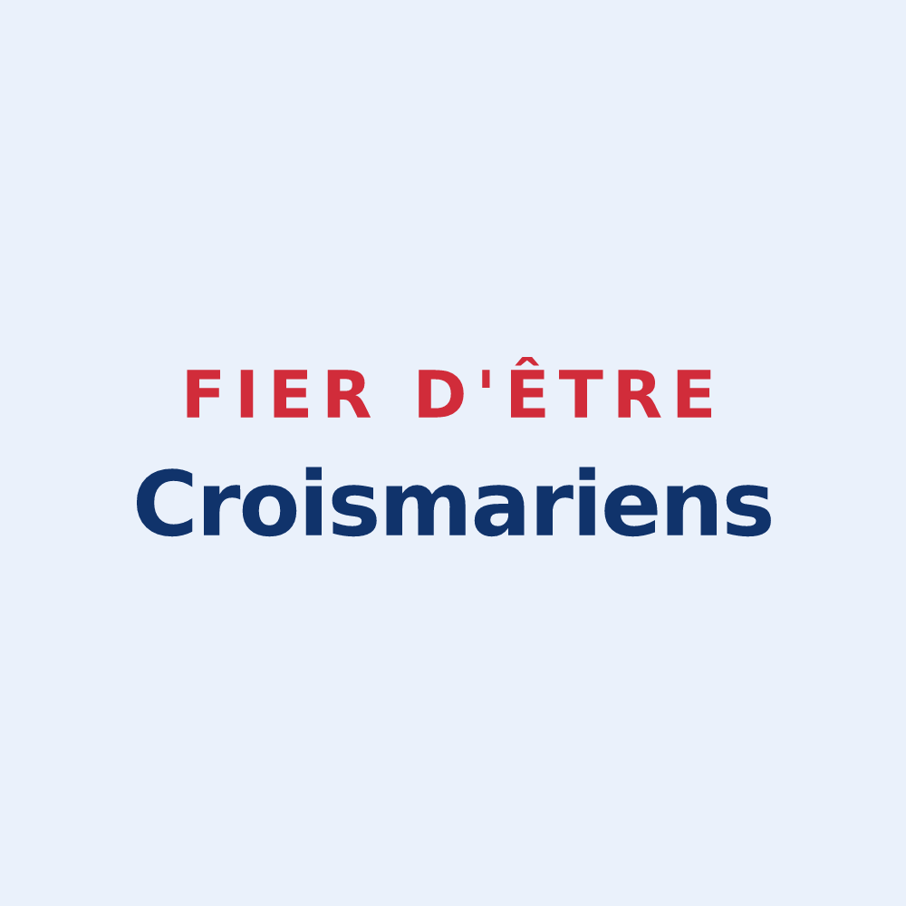 Sticker « Fier d'être Croismariens » — design pour Croismare
