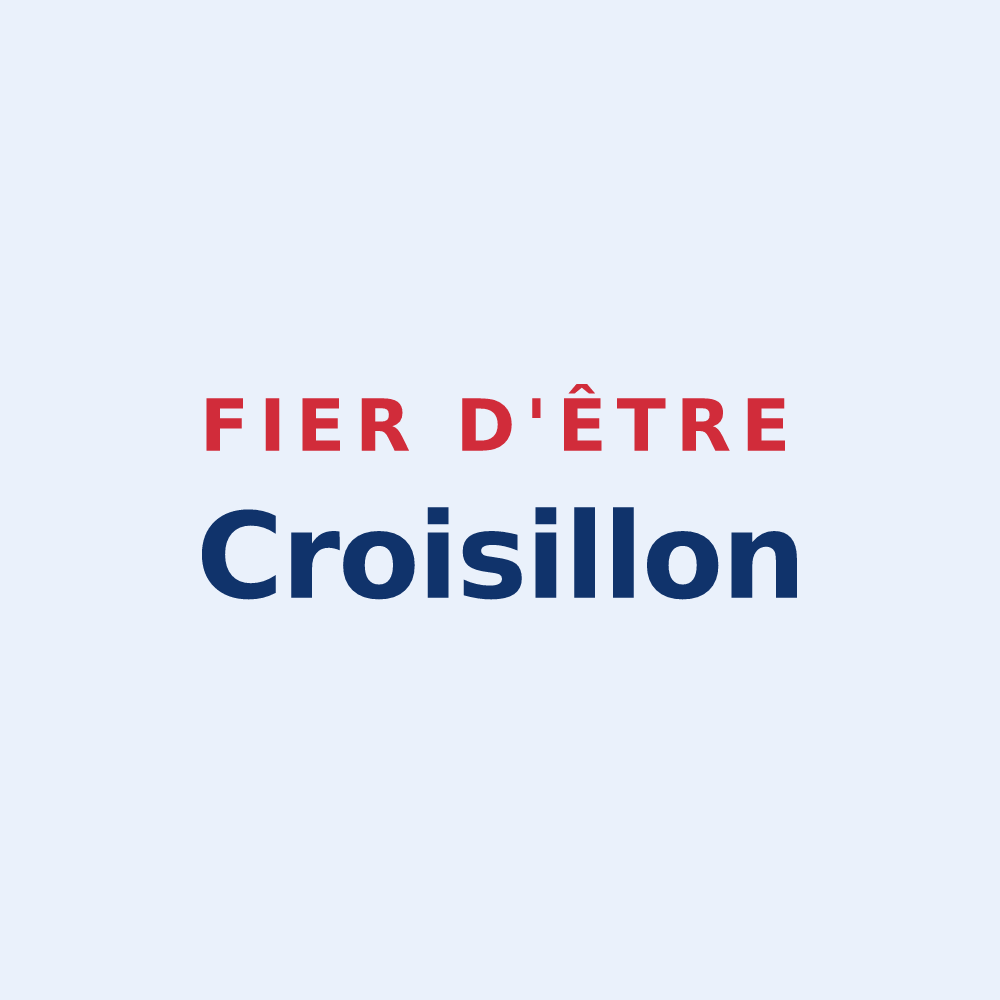 Sticker « Fier d'être Croisillon » — design pour Croisy-sur-Eure