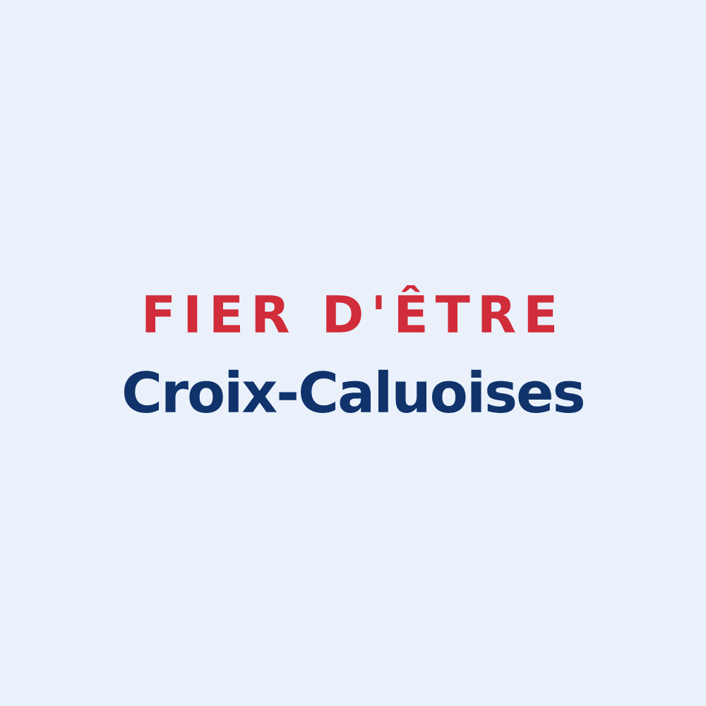 Sticker « Fier d'être Croix-Caluoises » — design pour Croix-Caluyau