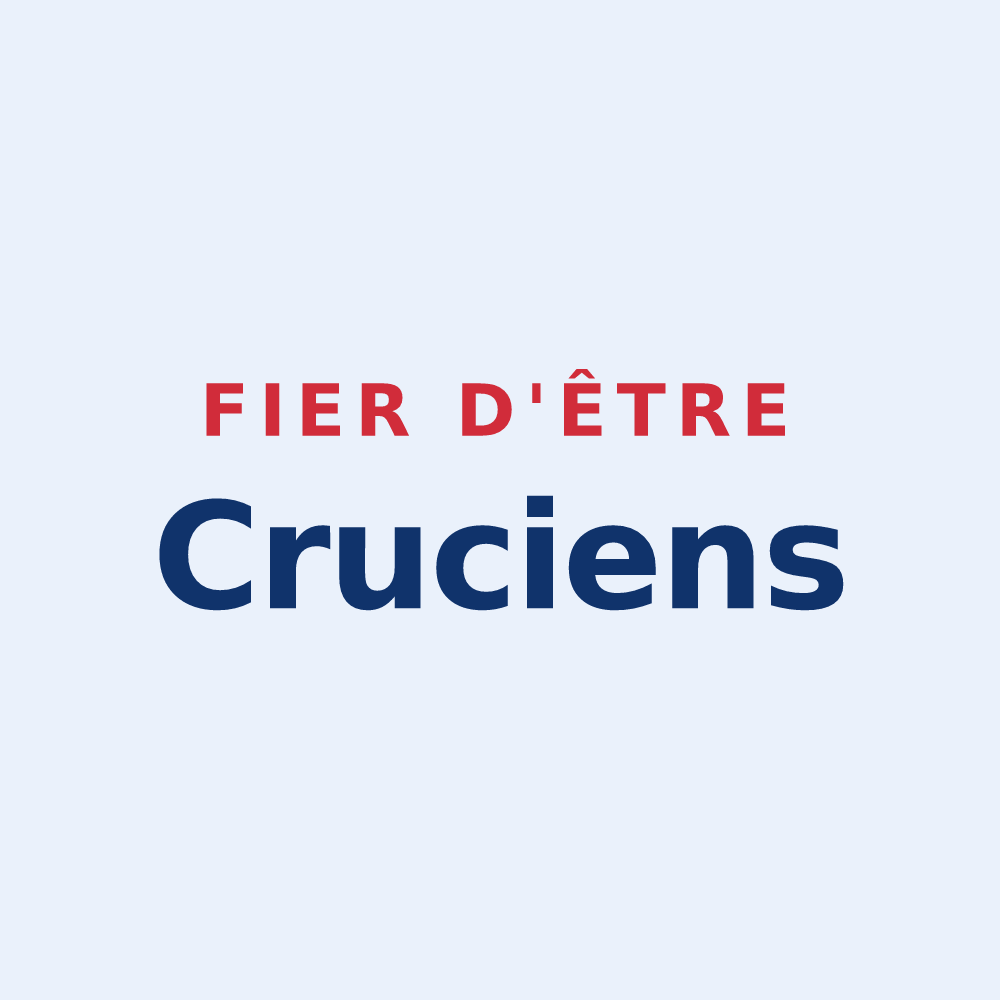 Sticker « Fier d'être Cruciens » — design pour Croix-en-Ternois