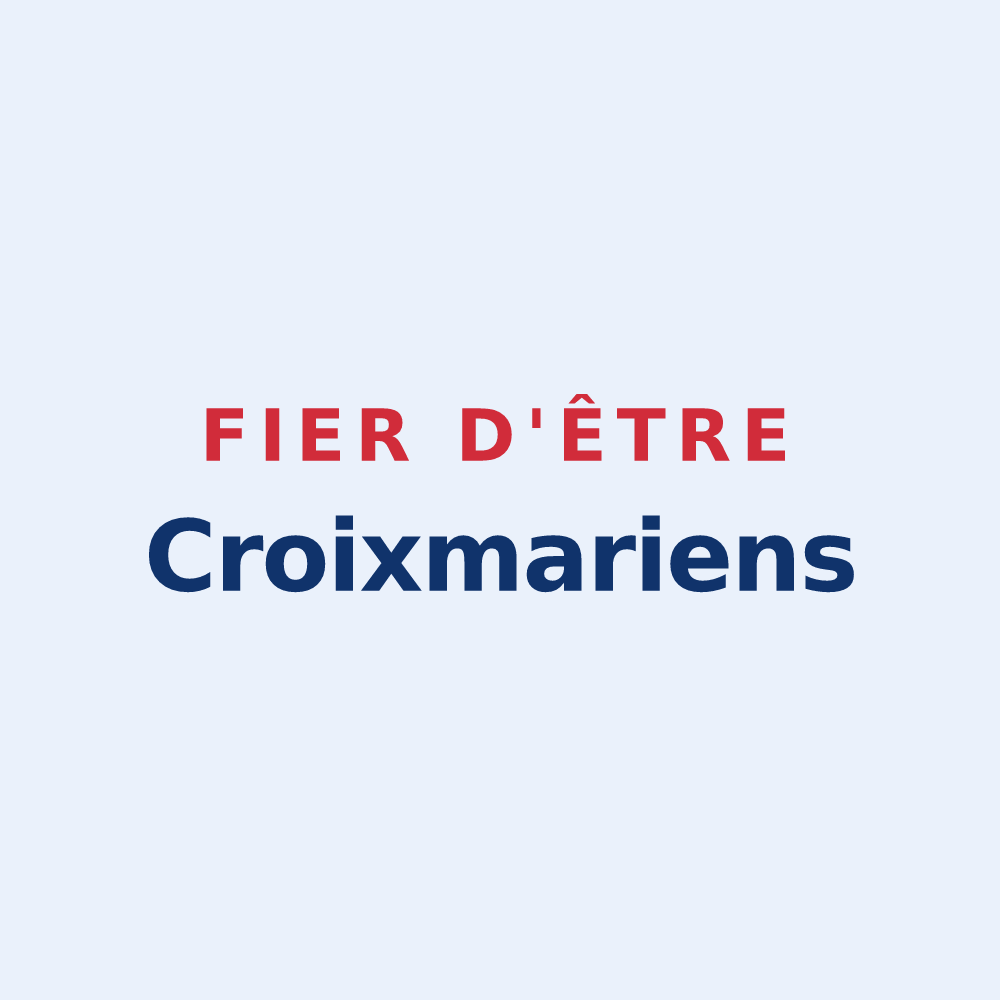 Sticker « Fier d'être Croixmariens » — design pour Croix-Mare