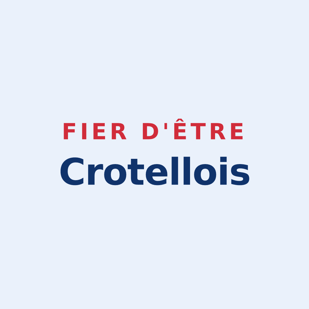 Sticker « Fier d'être Crotellois » — design pour Crotelles