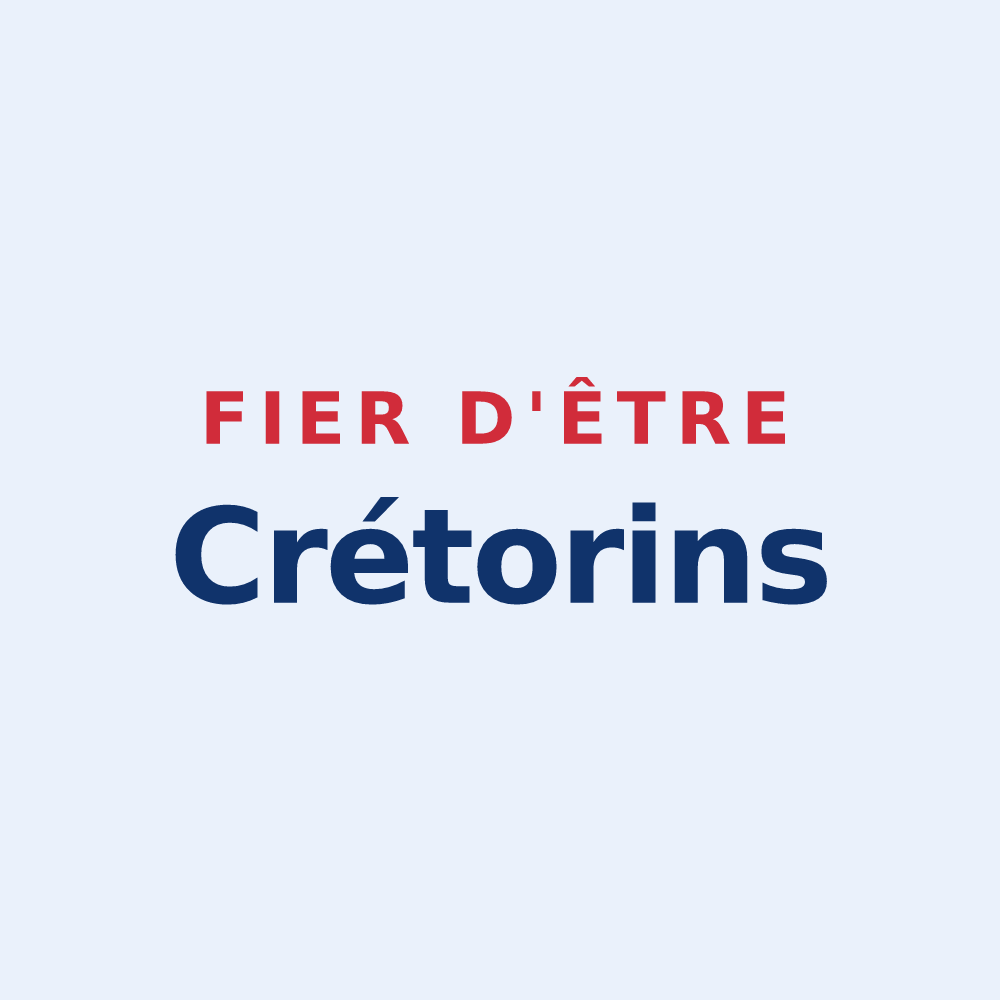 Sticker « Fier d'être Crétorins » — design pour Crots