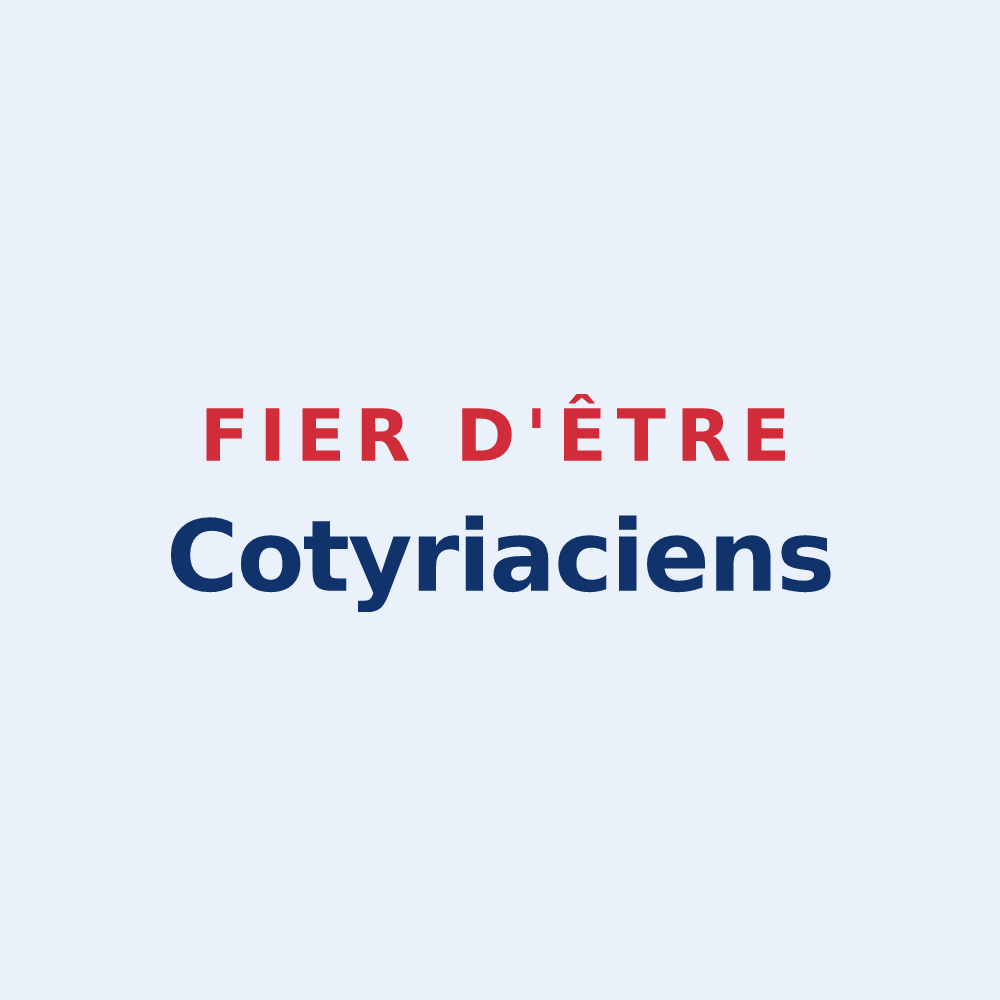 Sticker « Fier d'être Cotyriaciens » — design pour Crouy-en-Thelle