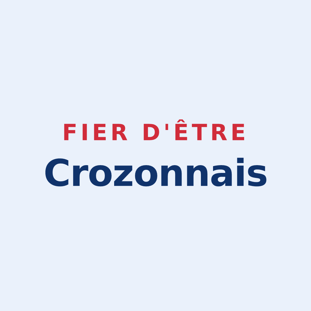 Sticker « Fier d'être Crozonnais » — design pour Crozon-sur-Vauvre