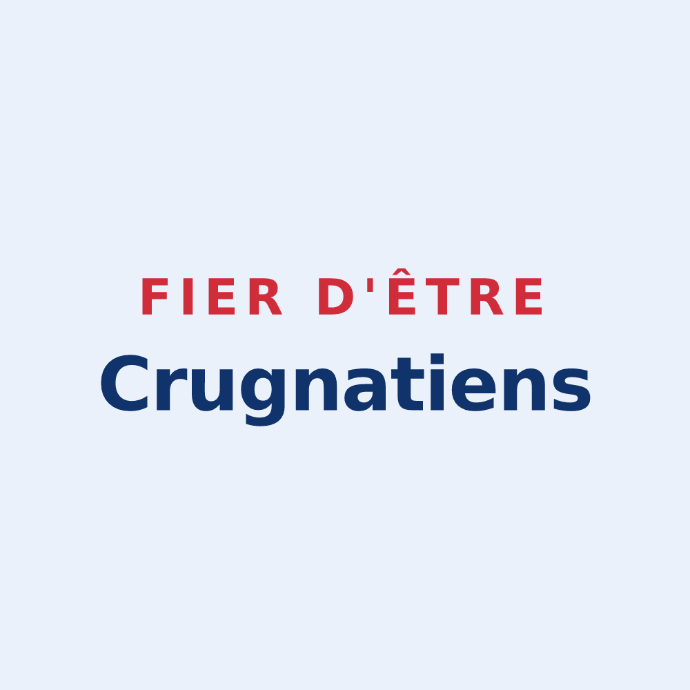 Sticker « Fier d'être Crugnatiens » — design pour Crugny