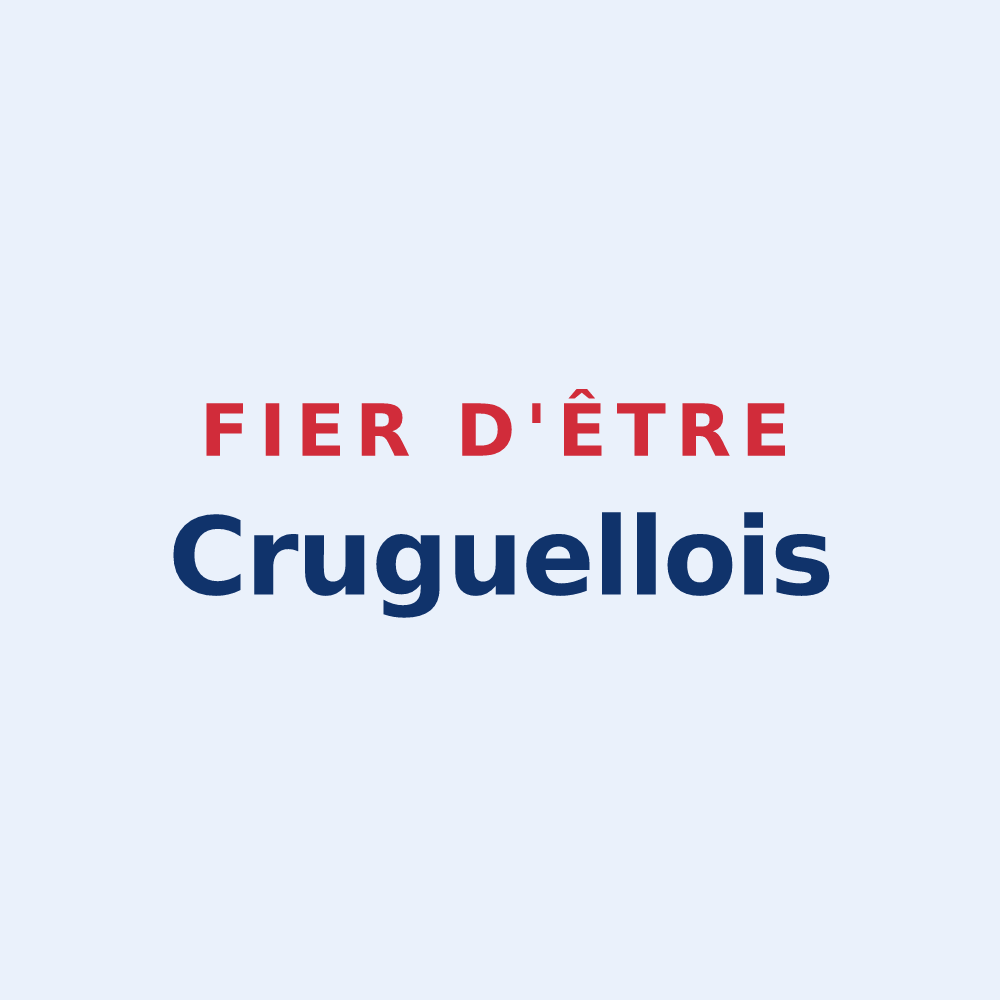 Sticker « Fier d'être Cruguellois » — design pour Cruguel