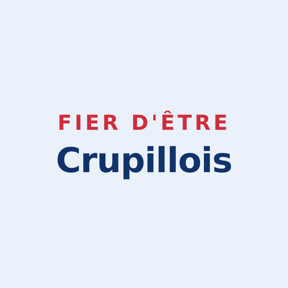 Sticker « Fier d'être Crupillois » — design pour Crupilly