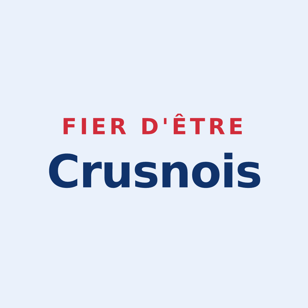 Sticker « Fier d'être Crusnois » — design pour Crusnes