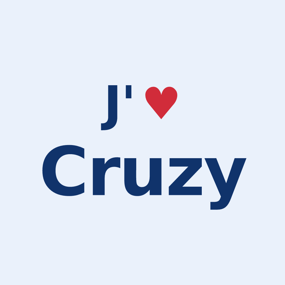 Sticker personnalisé Cruzy — design J'aime Cruzy