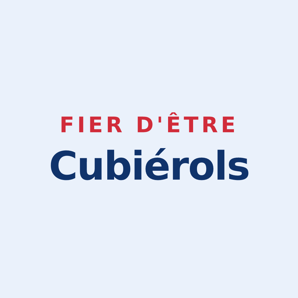Sticker « Fier d'être Cubiérols » — design pour Cubières-sur-Cinoble