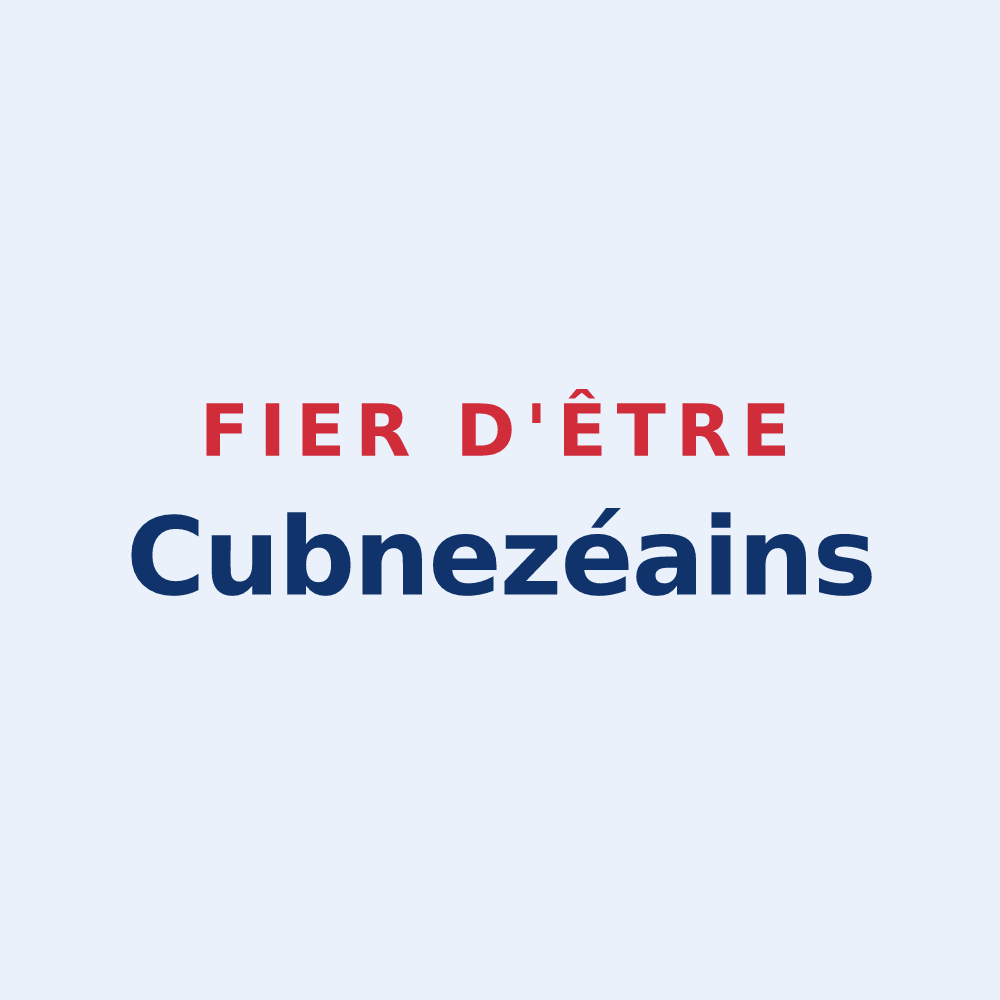 Sticker « Fier d'être Cubnezéains » — design pour Cubnezais
