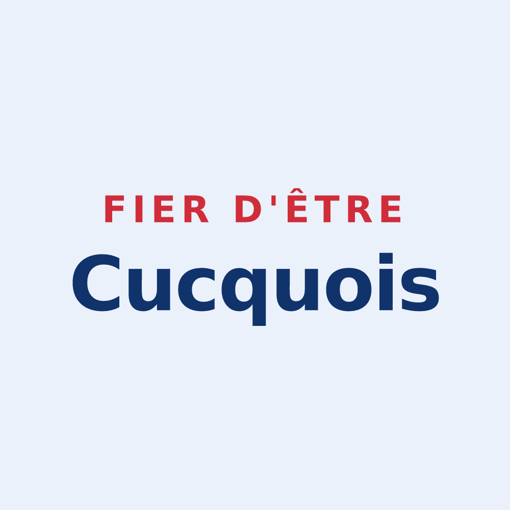 Sticker « Fier d'être Cucquois » — design pour Cucq