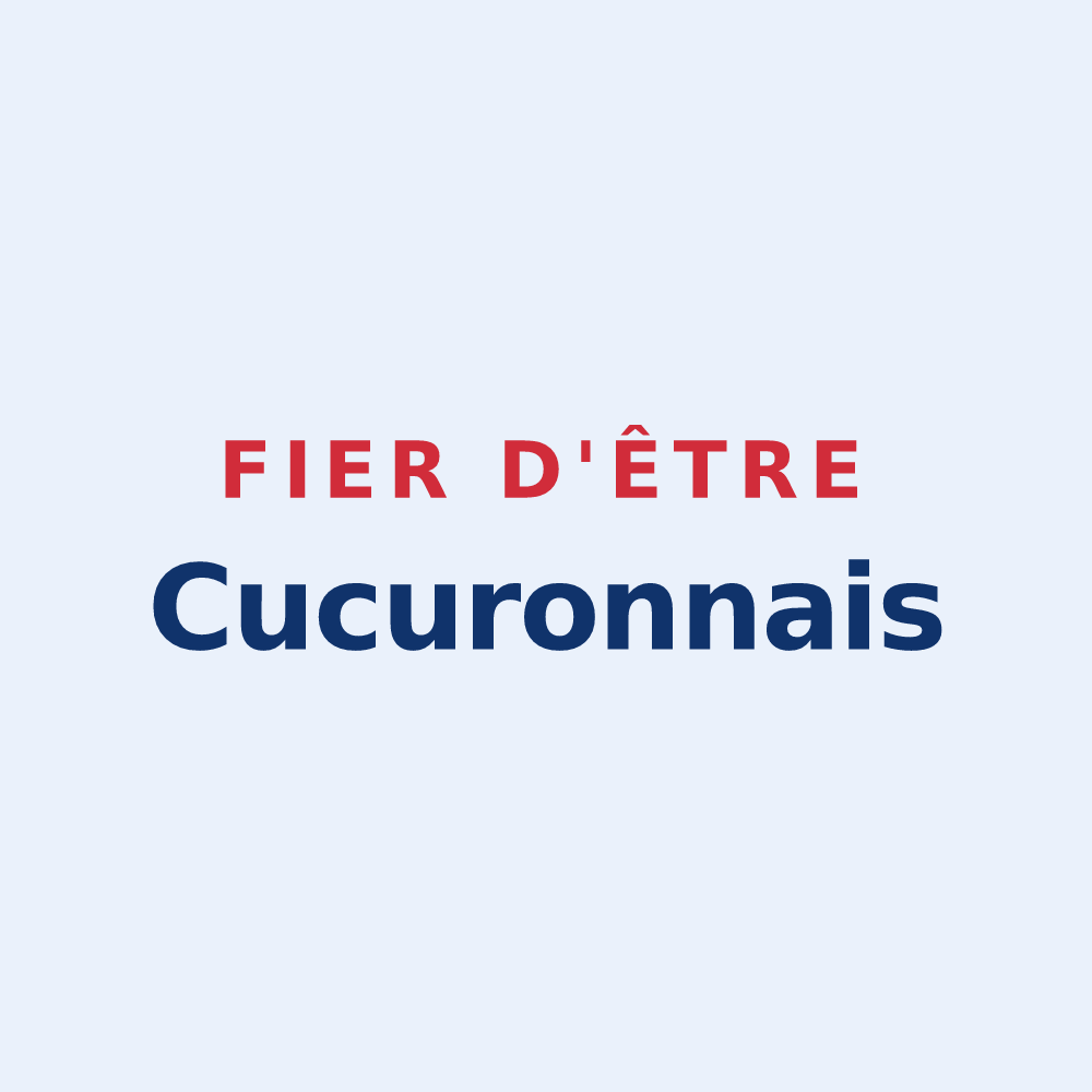 Sticker « Fier d'être Cucuronnais » — design pour Cucuron