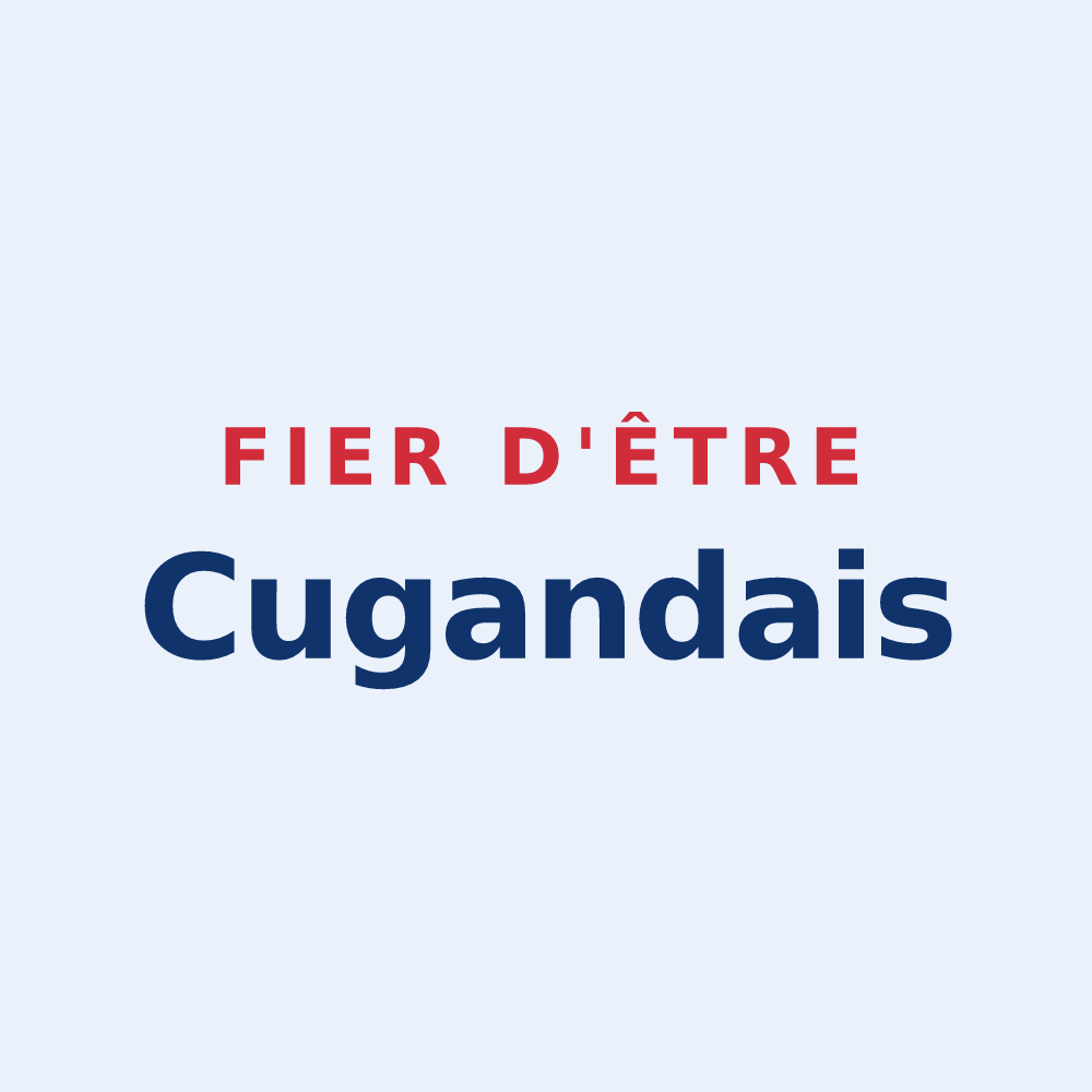 Sticker « Fier d'être Cugandais » — design pour Cugand-la-Bernardière